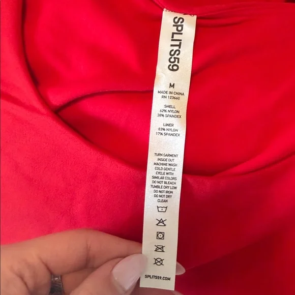 Splits59 Martina Rigor Dress Pirate Red M NWT - Picture 13 of 15